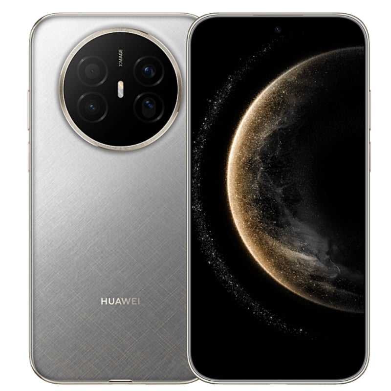 HUAWEI smartphone showing back and front views on a white background