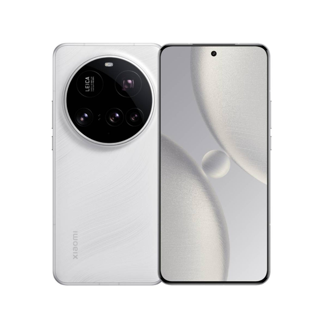 white Xiaomi 15 ultra smartphone on a white background