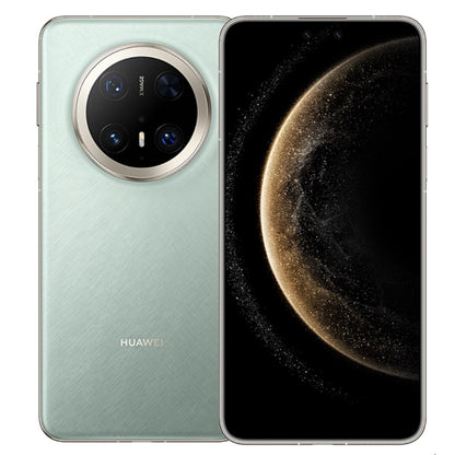 Green Huawei mate 70 pro+ smartphone on a white background