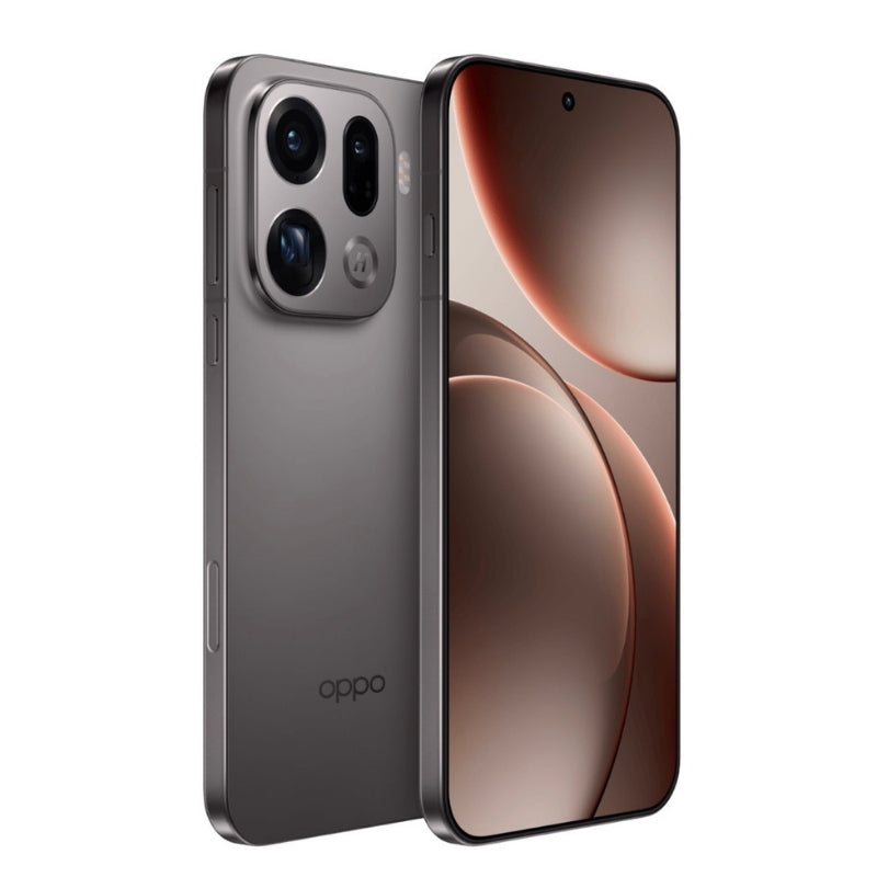 Oppo smartphone showing back and side views on a white background