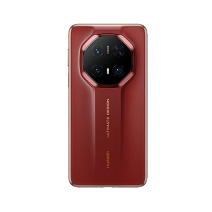 Red Huawei mate 70 RS smartphone on a white background