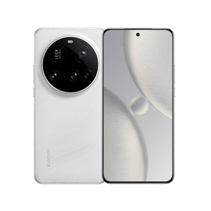 white Xiaomi 15 ultra smartphone on a white background