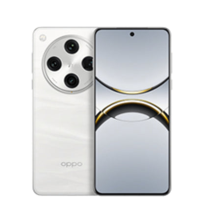 White Oppo find x8 pro smartphone on a white background